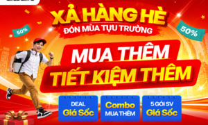 Coex xả hàng hè đón mùa tựu trường: Mua thêm tiết kiệm thêm, giảm đến 50%