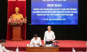 Thi lại tất cả các môn với 328 thí sinh trường THPT Chuyên Tuyên Quang