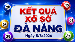 XSDNA 5/8 - Kết quả xổ số Đà Nẵng hôm nay 5/8/2026