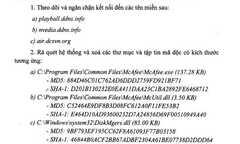 VNCERT cảnh báo 4 mã độc đặc biệt nguy hiểm