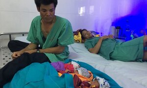 Mổ thành công ca sinh 3 cho một phụ nữ Giẻ Triêng ở Quảng Nam