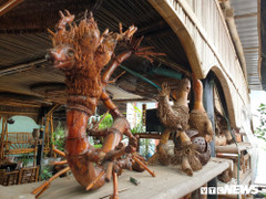 Ảnh: Những chế tác bạc triệu từ tre của lão nông xứ Quảng