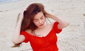 Rộ tin đồn mang thai con với Kim Lý, Hồ Ngọc Hà nói gì?