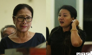 NSƯT Kim Xuân, Kiều Trinh khóc nghẹn khi viếng cố nghệ sĩ Lê Bình