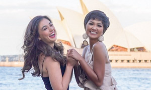 Bất ngờ với câu nói Hoa hậu Hoàn vũ Australia dành cho H’Hen Niê khi tái ngộ