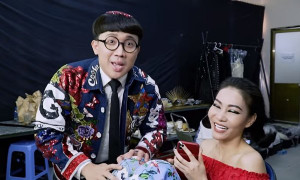 Trấn Thành khoe đầu hói, ‘lầy lội’ tố Thu Minh thích sống ảo trên facebook