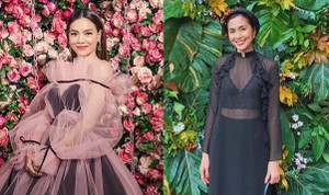 Hồ Ngọc Hà xinh như công chúa, Tăng Thanh Hà bị chê già vì diện áo dài xuyên thấu