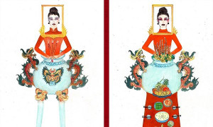 Thiết kế 'Bàn thờ' cho quốc phục Việt Nam tại Miss Universe 2019 gây tranh cãi