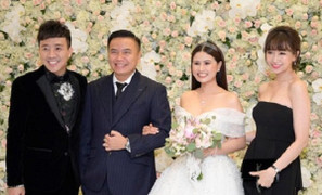 Trường Giang, Nhã Phương và dàn sao dự cưới đạo diễn 'Cua lại vợ bầu'