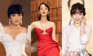 Lý Nhã Kỳ - Chi Pu táo bạo khoe vòng 1, Hari Won bị chê già vì trang phục rối mắt