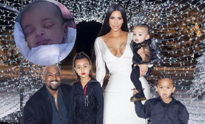 Kim Kardashian lần đầu khoe ảnh con trai thứ tư
