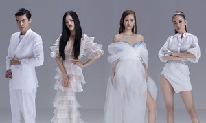 Mâu Thủy khoe vẻ đẹp cuốn hút bên dàn HLV 'Model Kid 2019'