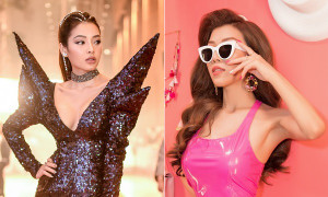 Trang Pháp hóa búp bê Barbie, Phương Trinh Jolie làm phù thủy hắc ám trên thảm đỏ