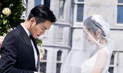 Loạt ảnh cực đẹp trong hôn lễ của sao nữ 'Chân Hoàn truyện' Đường Nghệ Hân và Trương Nhược Quân
