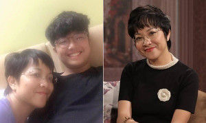 MC Thảo Vân cười ngất khi được con trai động viên cực đáng yêu