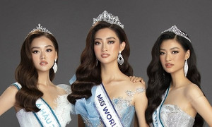 Hoa hậu Thùy Linh cùng Á hậu Kiều Loan, Tường San khoe vóc dáng quyến rũ