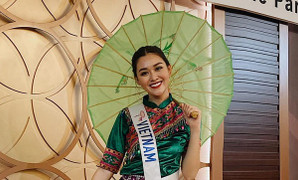 Hoa hậu Quốc tế 2019: Tường San diện đồ dân tộc, nhảy ‘Để Mị nói cho mà nghe’