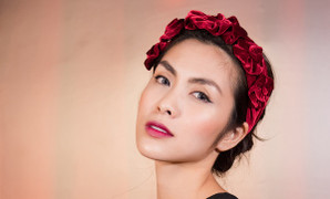 Tăng Thanh Hà bất ngờ ra Hà Nội dự show thời trang của La Phạm