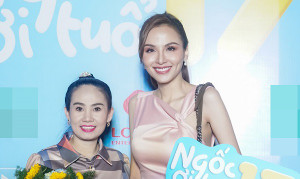 Hoa hậu Diễm Hương gây hoang mang vì gương mặt khác lạ