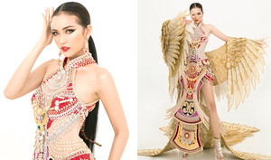 Hé lộ trang phục dân tộc mới lạ của Ngọc Châu tại ‘Hoa hậu Siêu quốc gia 2019’