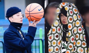 G-Dragon trùm chăn hoa cúc dự sự kiện sau khi xuất ngũ