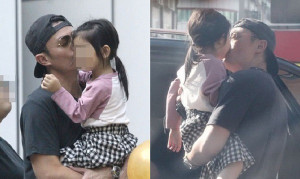 Sau tin đồn lâm bệnh nặng, Hoắc Kiến Hoa một mình đưa con gái đi chơi