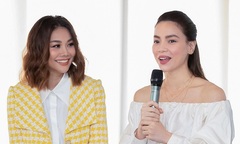 Thanh Hằng - Hồ Ngọc Hà vui vẻ hội ngộ khi đến chúc mừng Công Trí