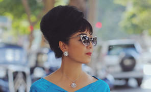 NSƯT Chiều Xuân tái hiện hình ảnh ‘huyền thoại thời trang’ Trần Lệ Xuân