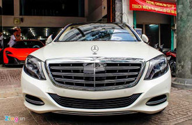 Ngắm xe siêu sang Maybach S600 giá 14 tỷ đồng ở Sài Gòn