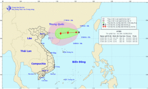 Sắp có bão lớn trên Biển Đông