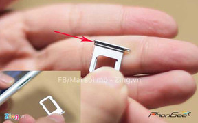 Khay SIM iPhone 7 ở Việt Nam hé lộ khả năng chống nước