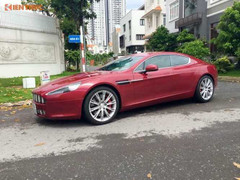 Soi siêu xe Aston Martin Rapide màu 'độc' giá 5 tỷ đồng tại Việt Nam
