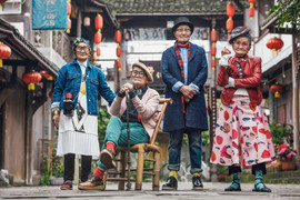 Tung bộ ảnh thời trang cực 'chất', 4 cụ già ở tuổi 90 gây bão mạng