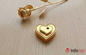 Ngắm bông hồng giá nửa tỷ đại gia đất mỏ tặng vợ dịp 20/10