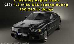 Top 10 siêu xe Bentley đắt nhất trong lịch sử