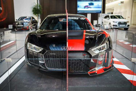 Kỳ lạ Siêu xe Audi R8 'cưa đôi' độc nhất vô nhị