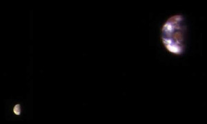 Ảnh Trái Đất và Mặt Trăng hiếm hoi chụp từ Sao Hỏa