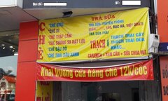 Vài ngày lại có một hàng trà sữa khai trương ở Hà Nội