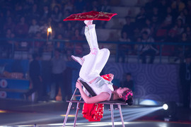 Đoàn xiếc Hà Nội dựng sân khấu hoành tráng biểu diễn 4 ngày phục vụ thiếu nhi Hải Phòng