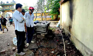 Sư trụ trì ở Hải Dương biến thành 'ngọn đuốc sống' giữa sân chùa