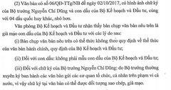 Đề nghị Bộ Công an điều tra văn bản giả mạo chữ ký Bộ trưởng KH&ĐT