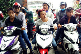 Hiệp sĩ truy đuổi, bắt cướp như phim hình sự ở Vĩnh Long