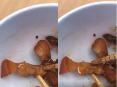 Sinh viên tố cơm nhà ăn ký túc xá ĐH Quốc gia TP.HCM có giòi