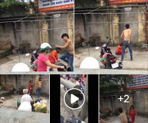 Sau va chạm giao thông, thanh niên hùng hổ đánh tới tấp người phụ nữ