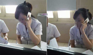 Kỷ luật nhân viên y tế 'nấu cháo' điện thoại, mặc kệ bệnh nhân xếp hàng chờ