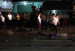 Tai nạn thảm khốc, 3 thanh niên đi xe máy 'kẹp 3' chết tại chỗ