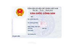 Ngừng cấp miễn phí thẻ căn cước mới cho công dân