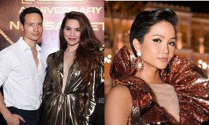 Hồ Ngọc Hà sánh đôi Kim Lý dự tiệc, H’Hen Niê diện lại váy từng gây tranh cãi