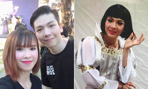 Bật cười với phản ứng 'khó đỡ' của Khởi My khi thấy Kelvin Khánh giả gái điệu đà