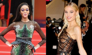 Những bộ đầm khoe da thịt gần ranh giới phản cảm ở Cannes 2019